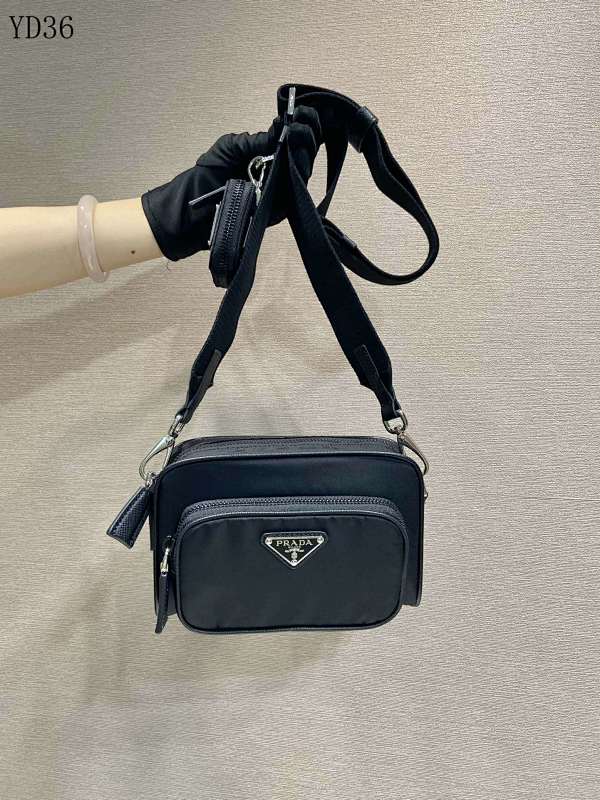 PRA/D YD36048 Mini Crossbody Bag in Soft Wood Color