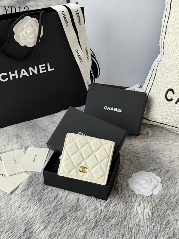 Chan3l YD13022 Quilted Lambskin Wallet