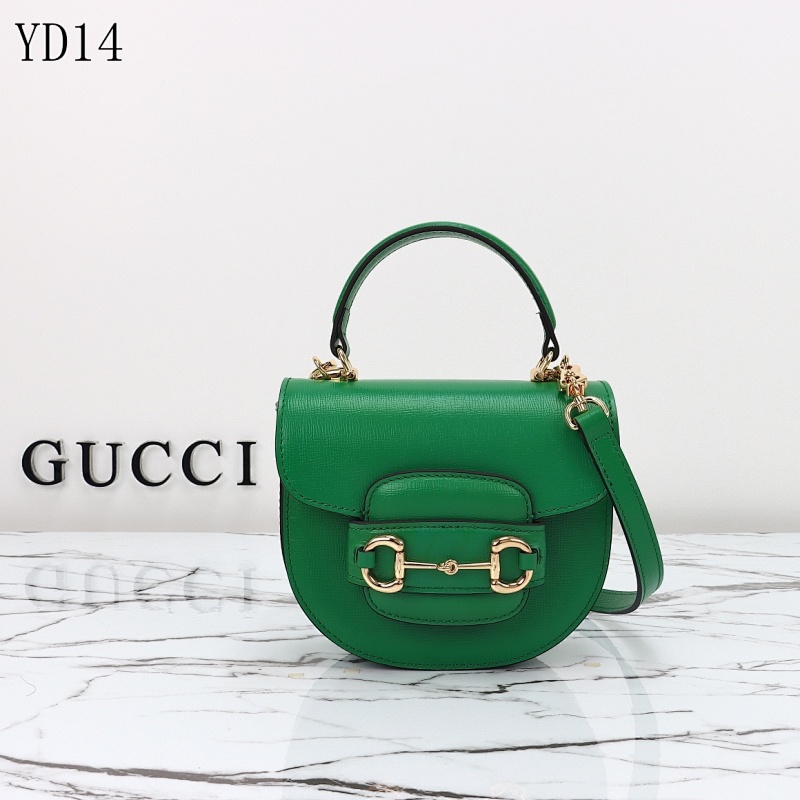 Gucc1 YD14061 Green Embossed Leather Wallet