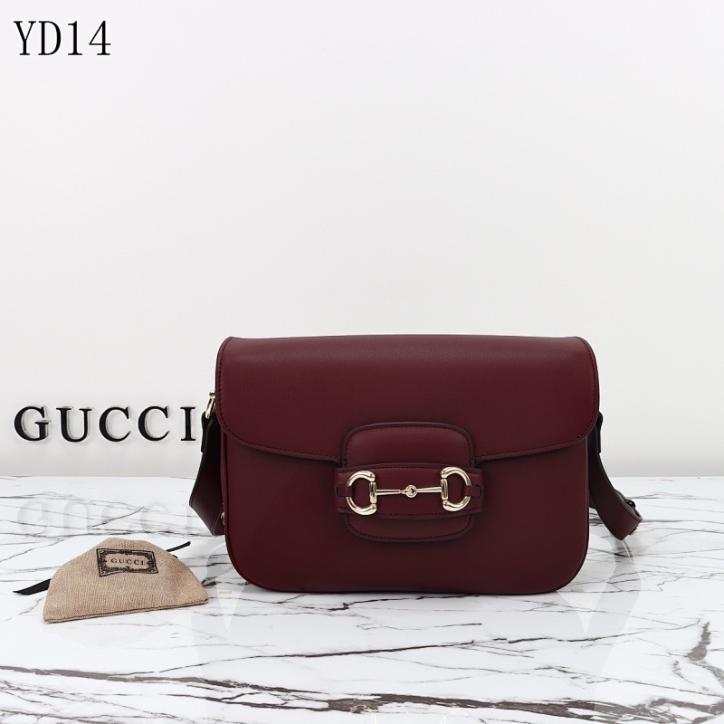 Gucc1 YD14 Horsebit Shoulder Bag
