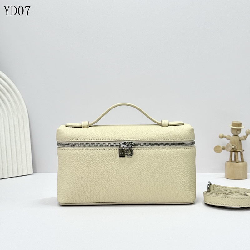 LoroPiana YD07 Extra Pocket L19 Luxury Leather Cosmetic Bag