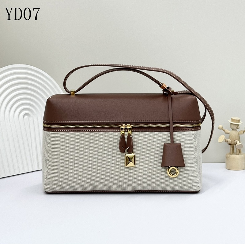 LoroPiana YD07 Extra Bag L27 Linen Caramel