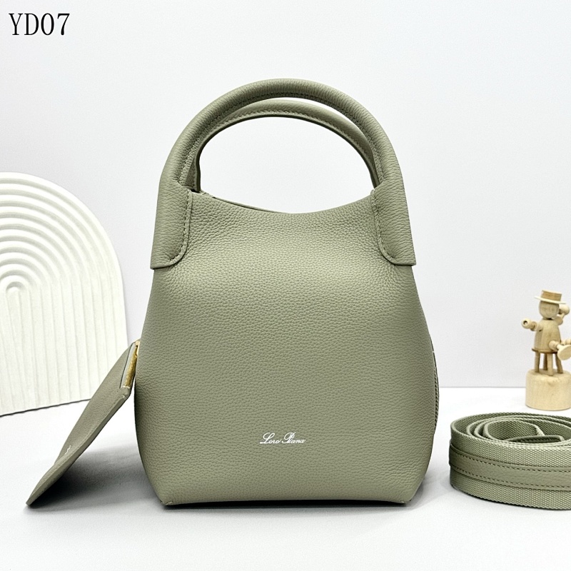 LoroPiana YD07098 Bale Medium Tote Bucket Bag