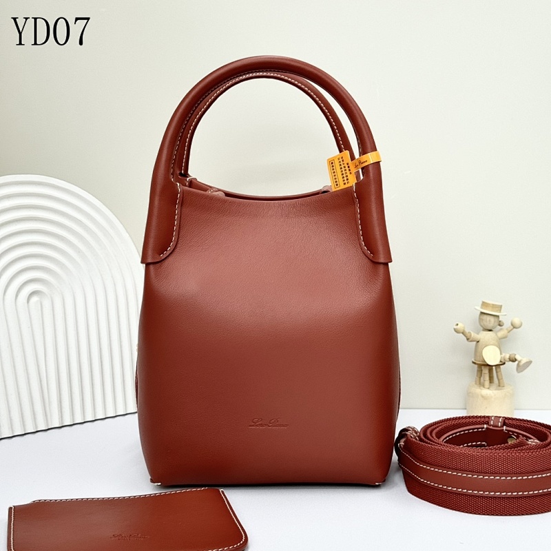 LoroPiana YD07098 Medium Bucket Bag