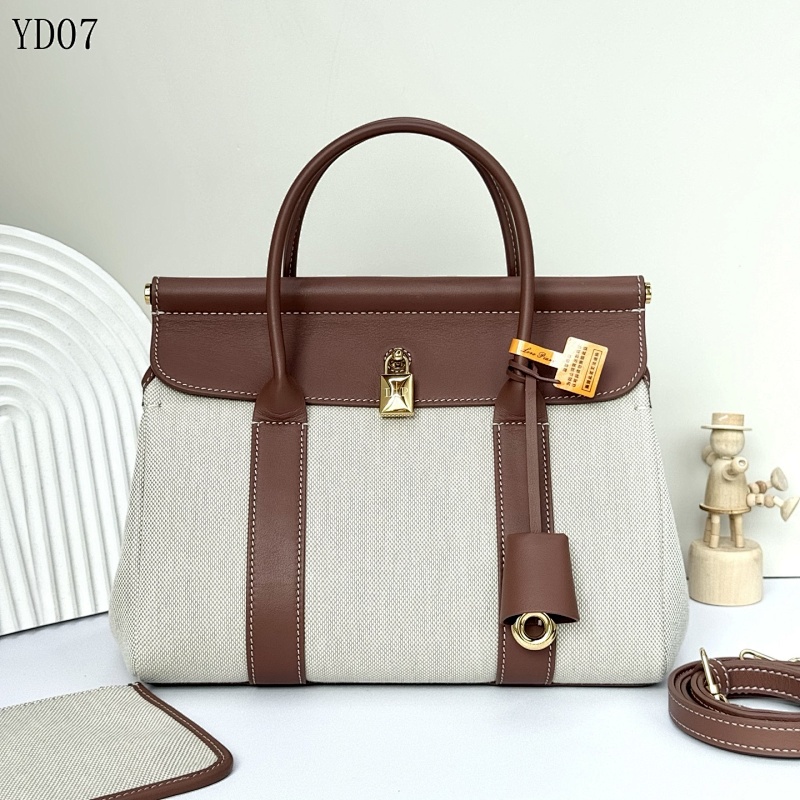 LoroPiana YD07 Loom L25 Tote Handbag