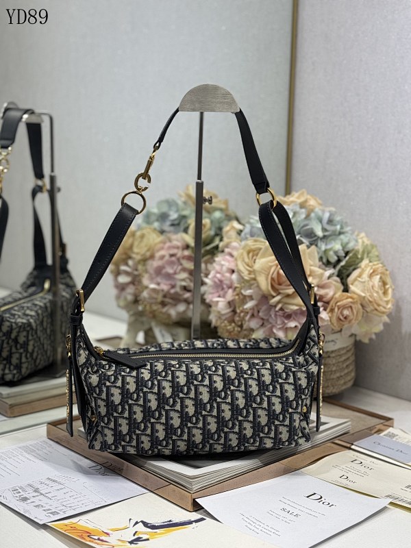 Diiior YD89070 Oblique Print Crossbody Bag