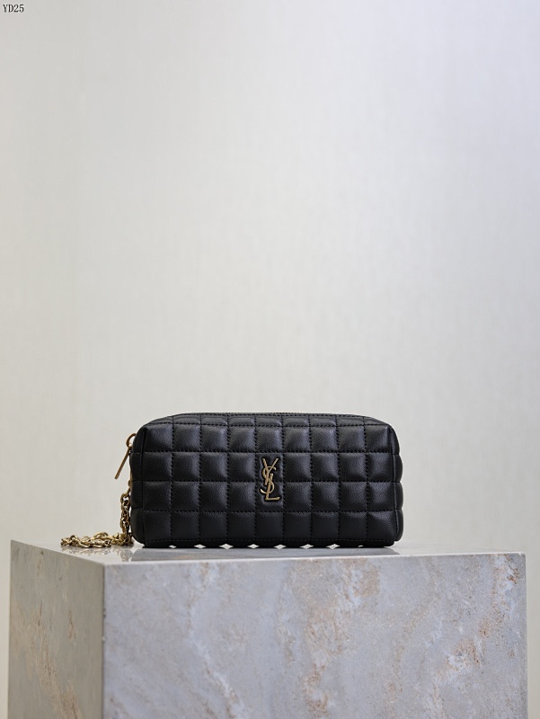 YSL YD25045 Quilted Wallet on Chain