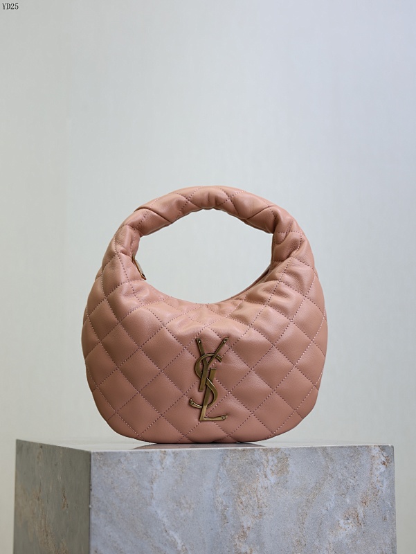 YSL YD25065 Quilted Moon Bag