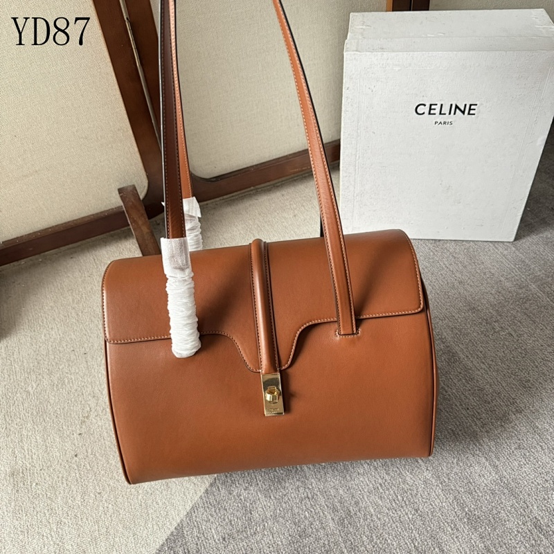 C3linee YD87 Soft Grained Leather Medium Shoulder Bag