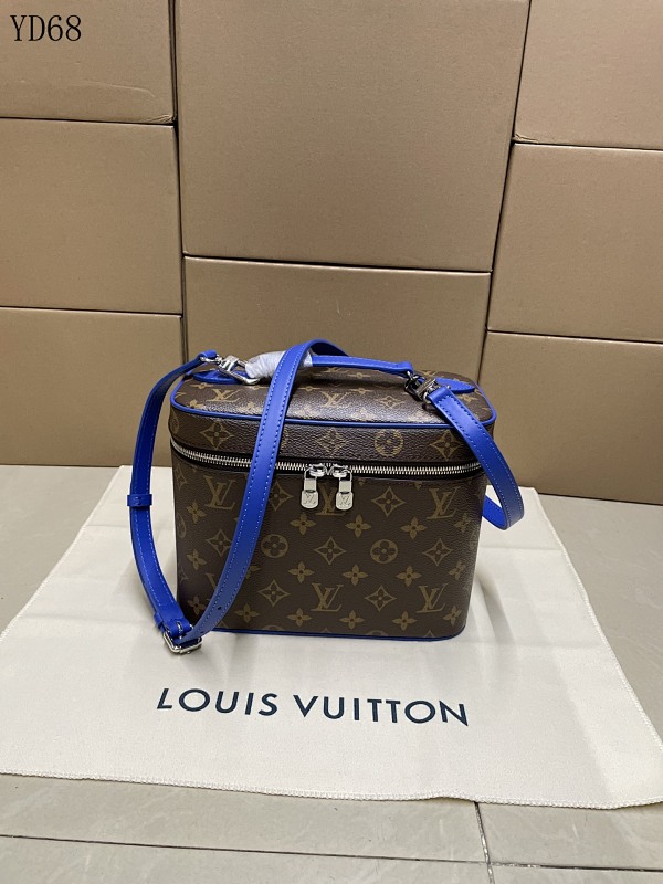 LVutton M12668 Cosmetic Bag with Blue Strap