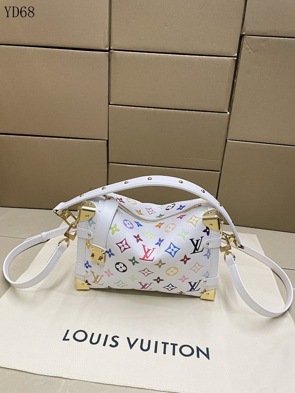 LVutton M14046 White Multicolor Monogram Bag