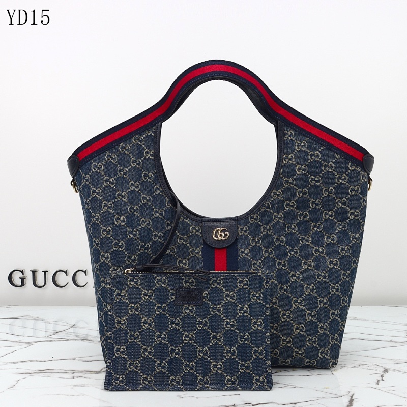 cover-209720420 Gucc1 YD15 Tote Bag GG Supreme Canvas Navy Blue