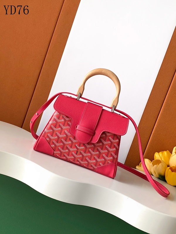 Goyarrd YD76 Mini Tote Bag with Wooden Handle