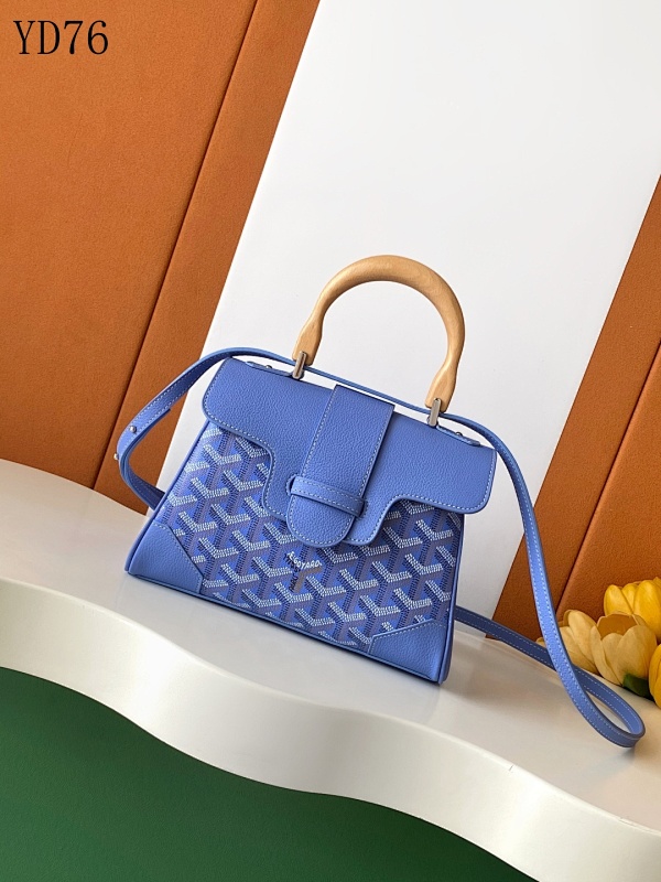 Goyarrd YD76 Blue Monogram Mini Handbag