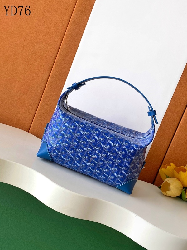Goyarrd YD76 Blue Monogram Handbag