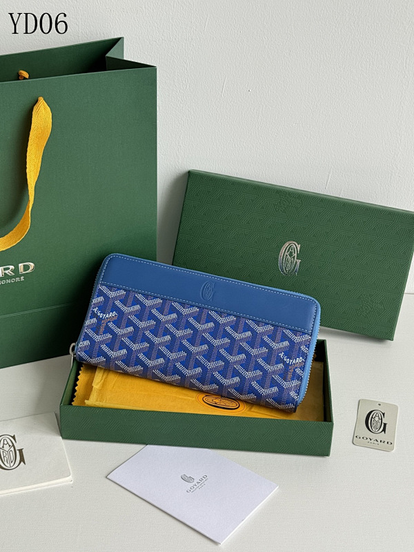 Goyarrd YD06035 Blue Monogram Wallet