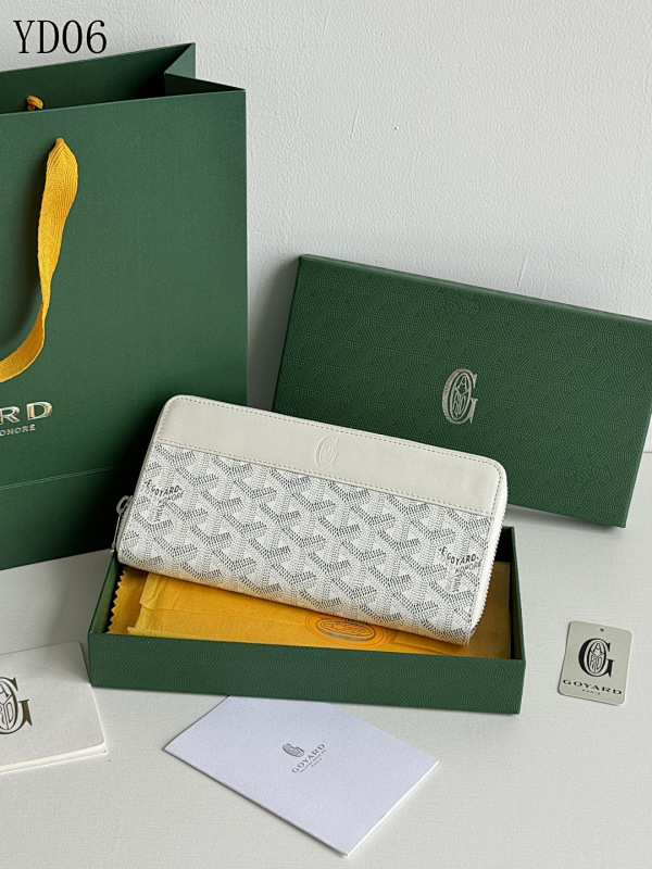 Goyarrd YD06035 White Monogram Wallet