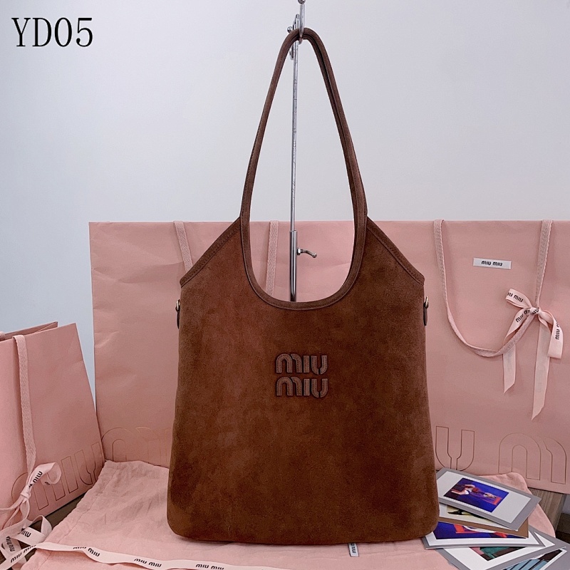 MiuuMiuu YD05072 5BG231 Limited Edition Suede Tote Bag