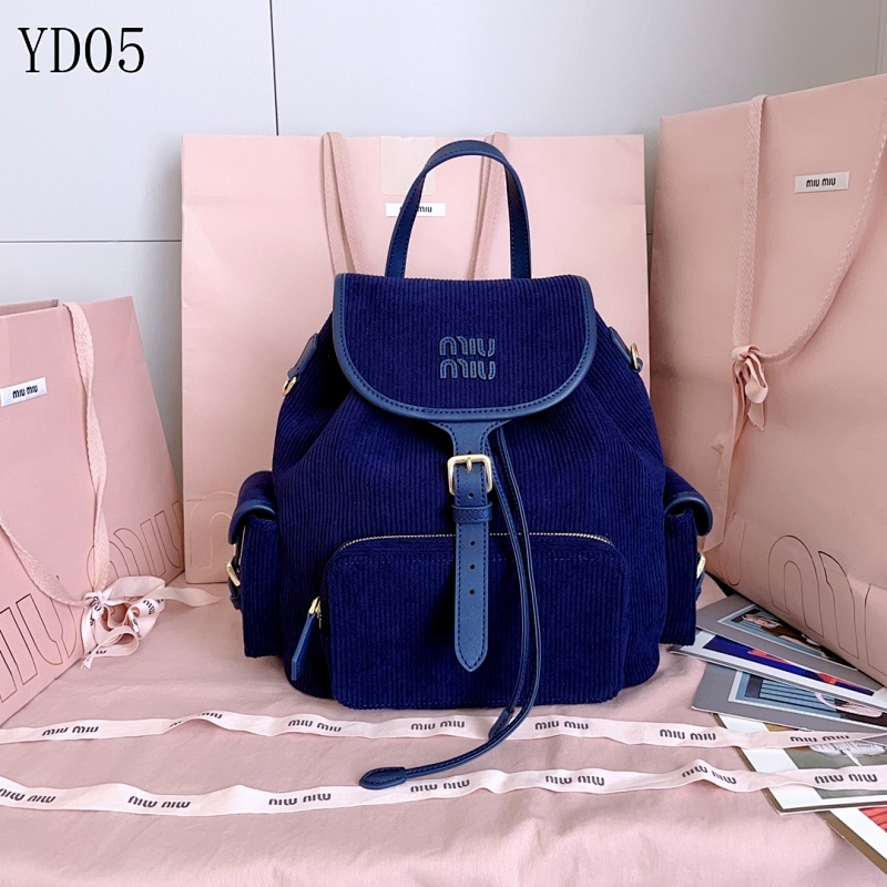 MiuuMiuu YD05089 5BZ042 Corduroy Backpack