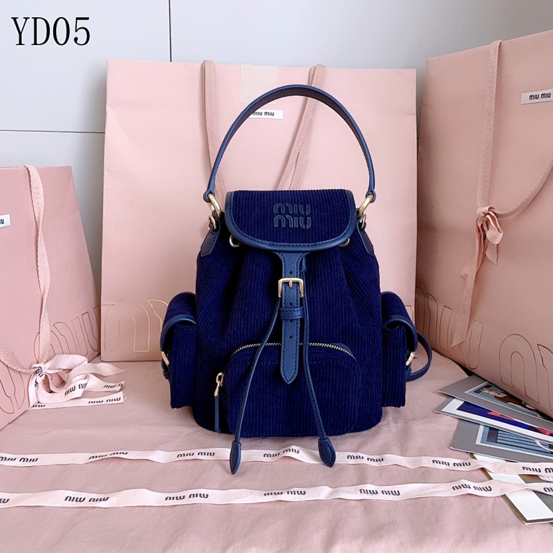 cover-219933598 MiuuMiuu YD05085 5BZ043 Corduroy Backpack