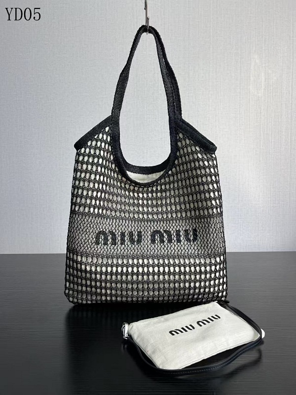 MiuuMiuu 5BG231 Summer Mesh Tote Bag