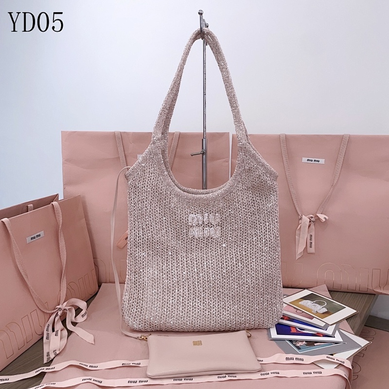cover-219937442 MiuuMiuu YD05 Ivy Sequined Mesh Tote Bag