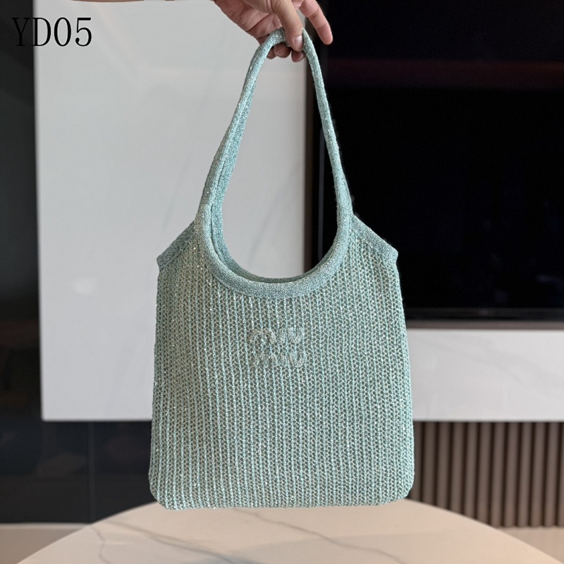 MiuuMiuu YD05088 5BG231 IVY Sequin Mesh Handbag