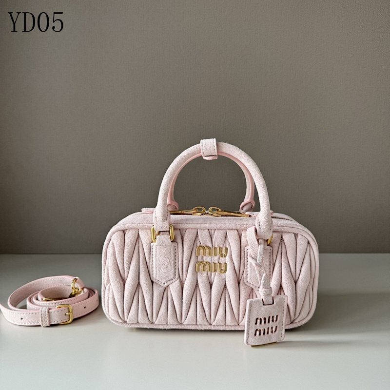 MiuuMiuu YD05 Matelasse Bowler Bag