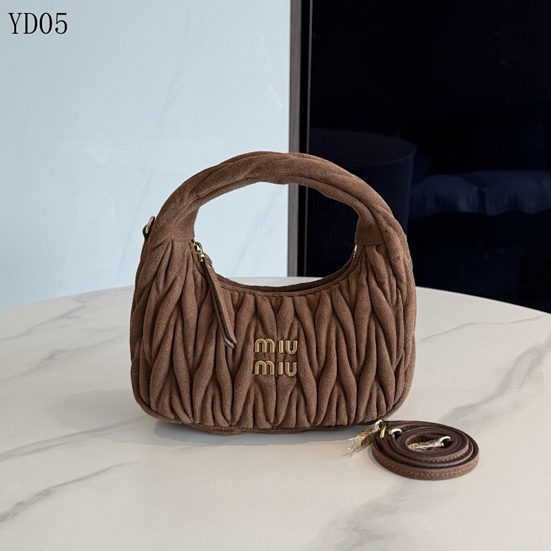 MiuuMiuu YD05075 Wander Hobo Matelasse Bag