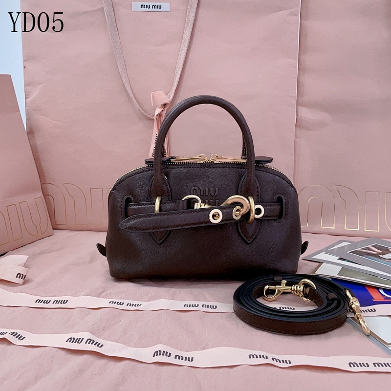 MiuuMiuu YD05 Mini Shell Bag Aventure Nappa Leather Handbag