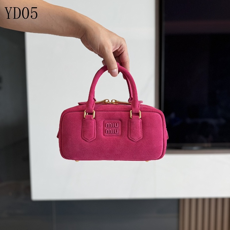 MiuuMiuu YD05 Mini Suede Top-Handle Bag
