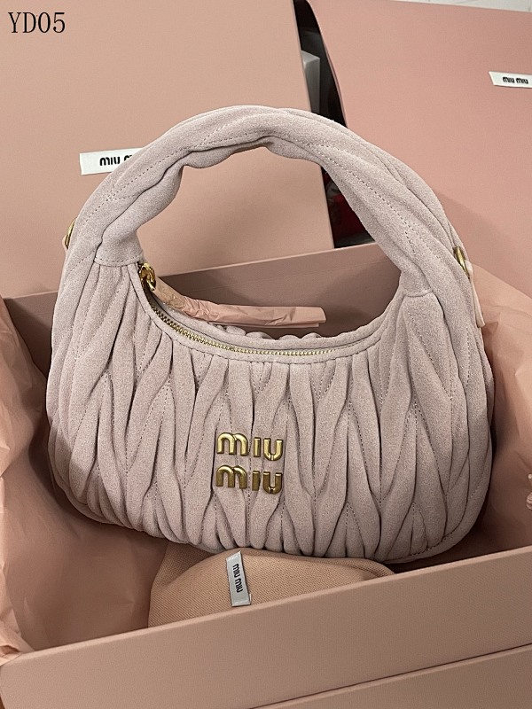 MiuuMiuu YD05075 Exclusive Chip Version 125 Suede Pale Pink