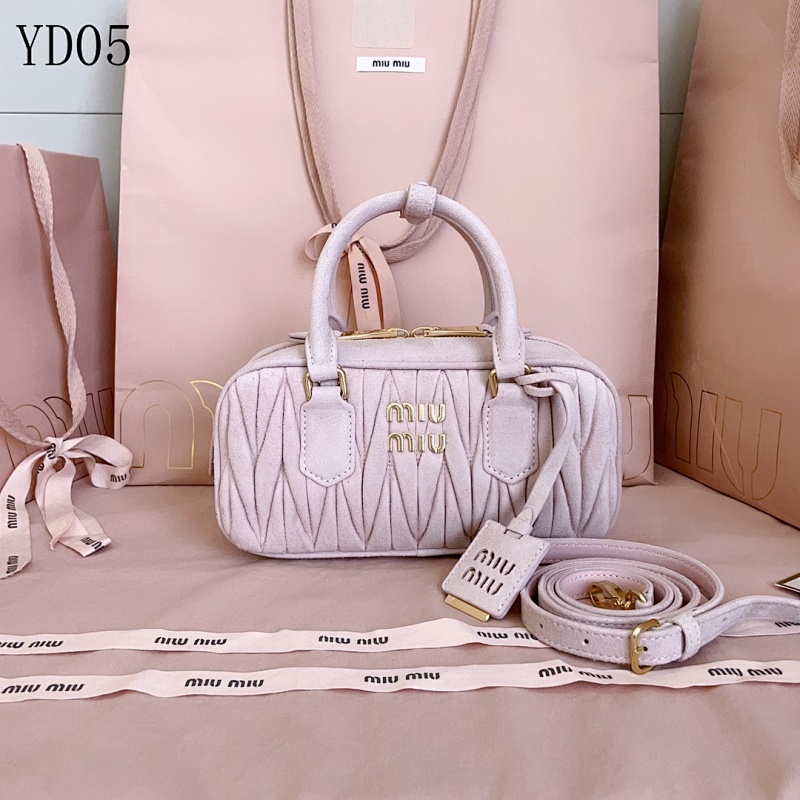 MiuuMiuu YD05 Quilted Bowler Bag