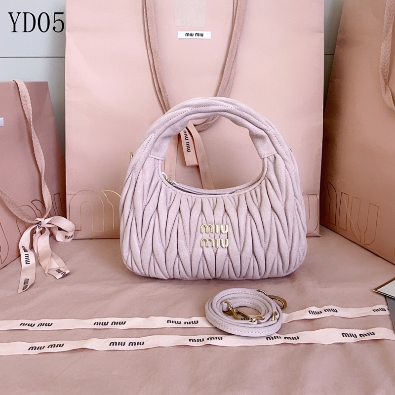 MiuuMiuu YD05 MiuWander Quilted Shearling Handbag