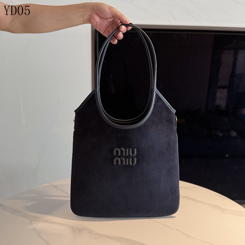 MiuuMiuu YD05 Corduroy Tote Shoulder Bag