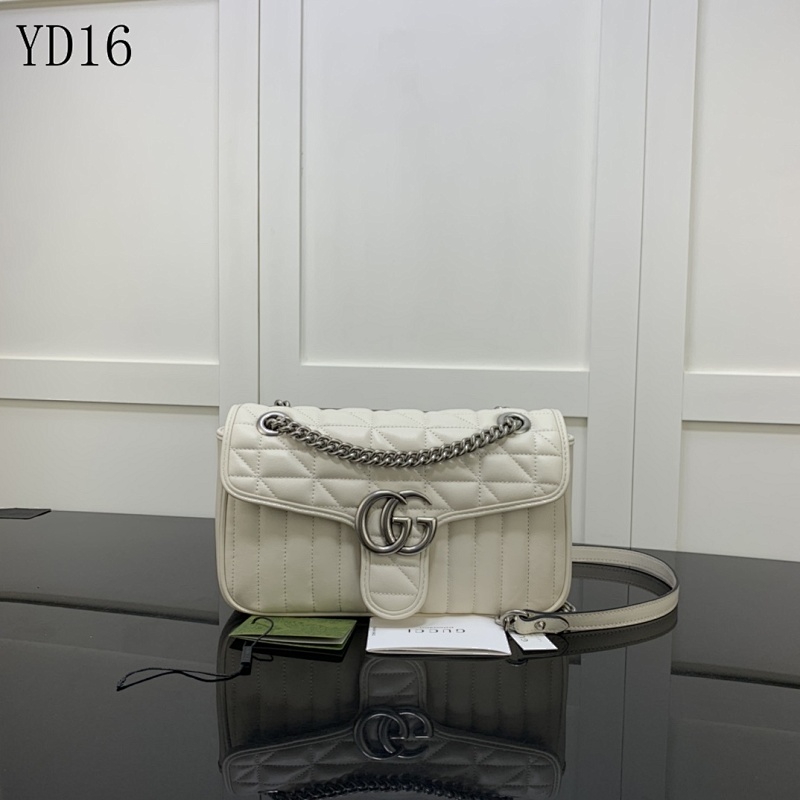Gucc1 YD16063 GG Marmont Top Handle Bag