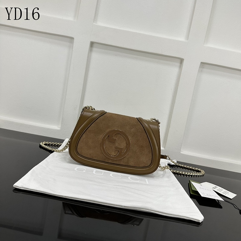 Gucc1 YD16066 Interlocking G Chain Shoulder Bag