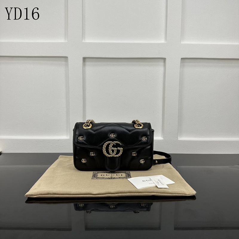 Gucc1 YD16063 Marmont Chain Shoulder Bag