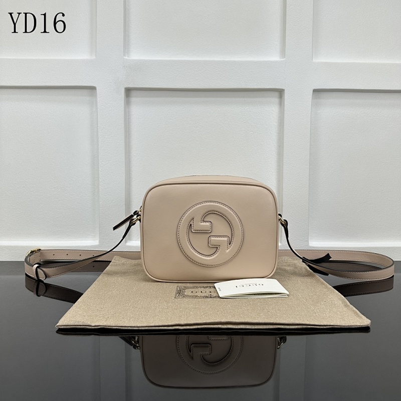 Gucc1 YD16050 Soft Pink Leather Clutch