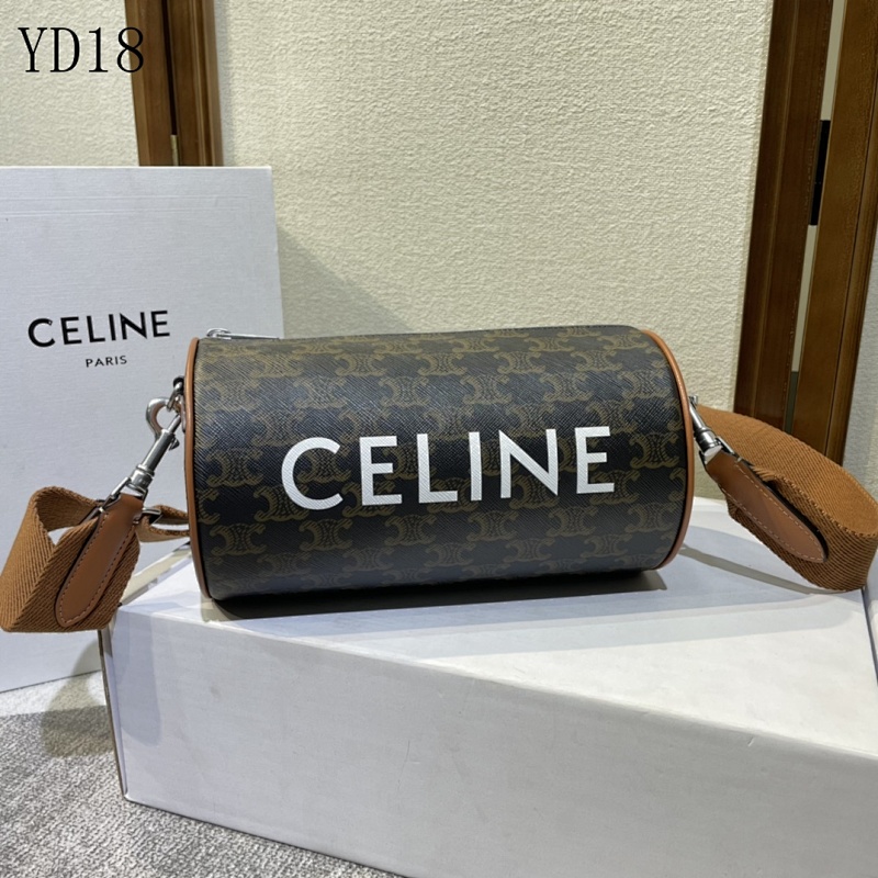 C3linee 110052 Monogram Logo Cylinder Bag