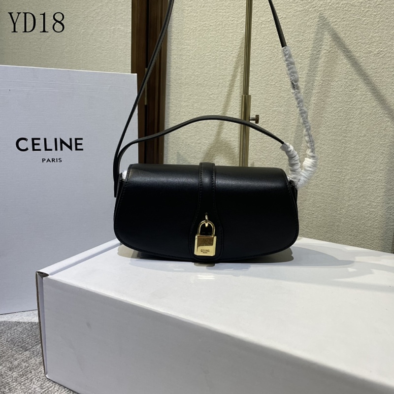 C3linee Tabou Clutch YD18063 Black Leather Handbag