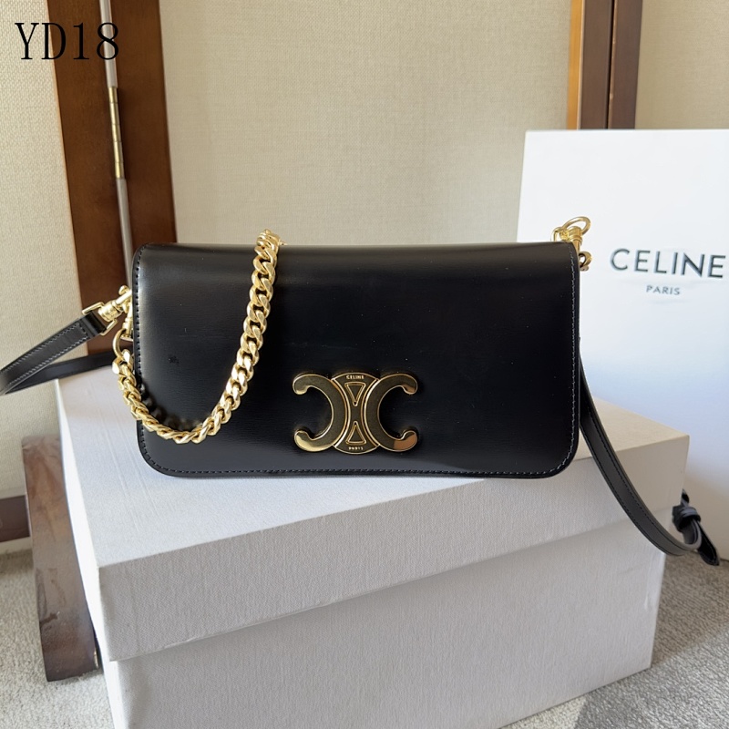 C3linee YD18065 Triomphe Chain Shoulder Bag