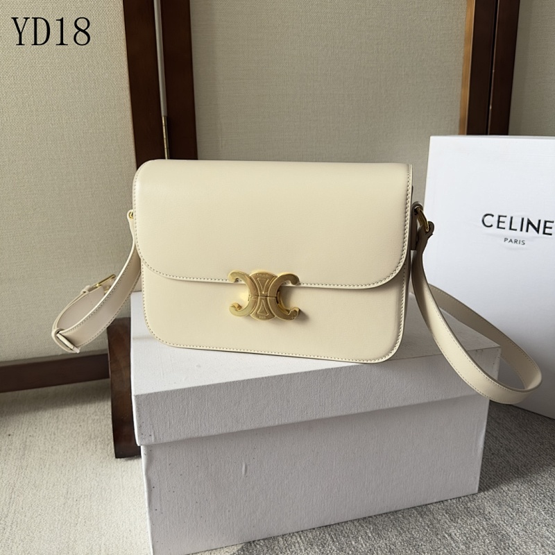 C3linee YD18080 Tricolor Flap Bag