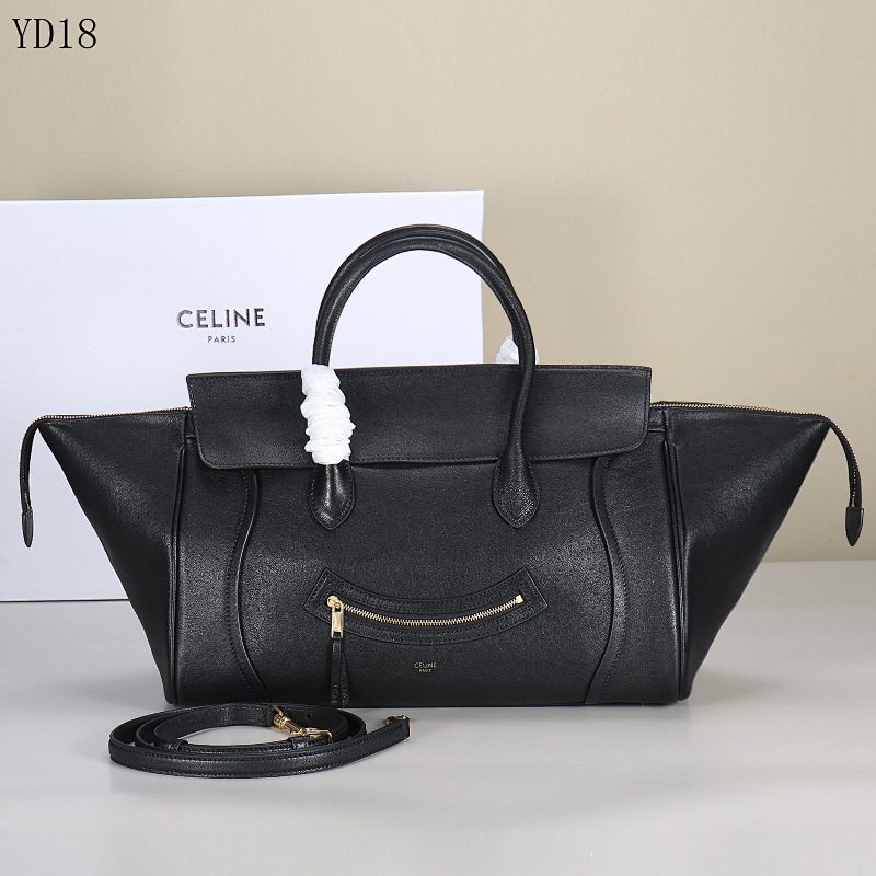 C3linee YD180106 New Smile Bag Tote in Black