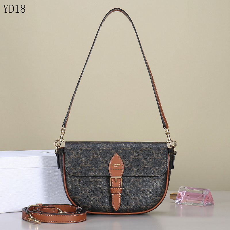 C3linee 122652 Monogram Saddle Bag