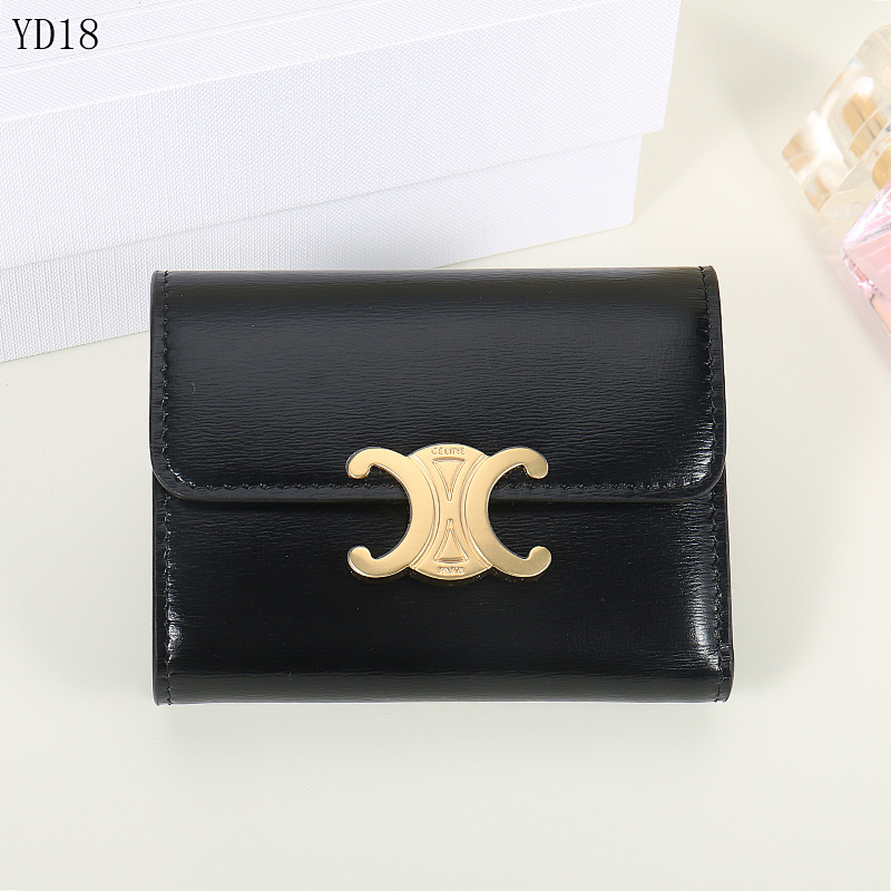 C3linee YD18043 Triomphe Leather Short Wallet