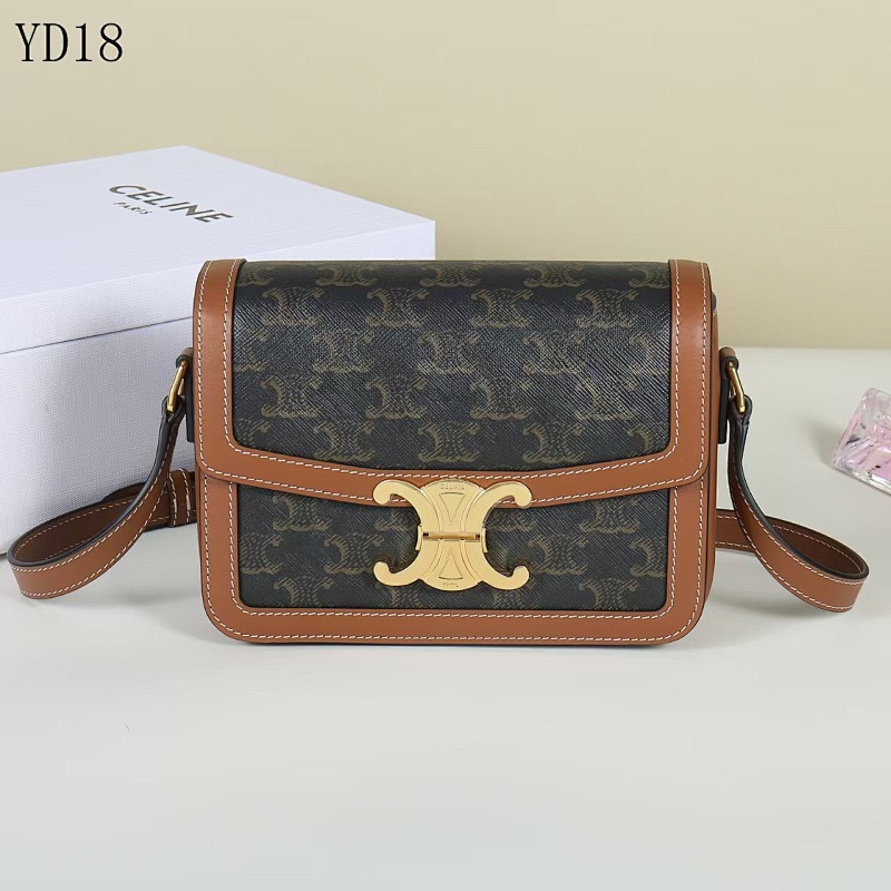 C3linee Triomphe Bag YD18 Monogram Canvas Crossbody