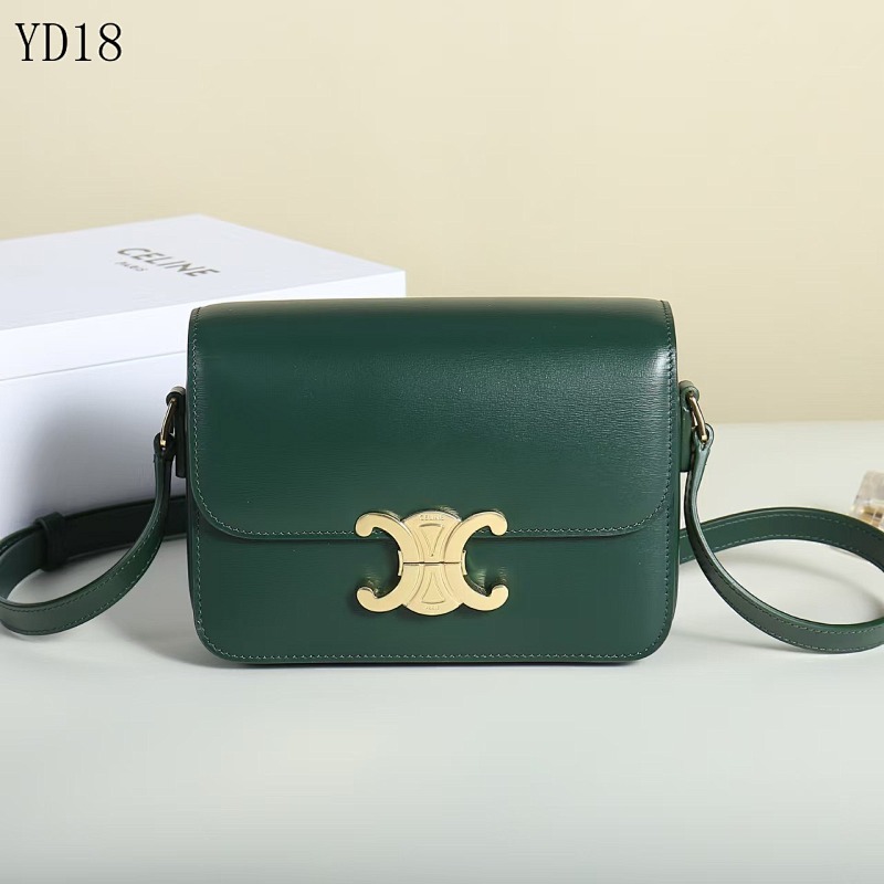 C3linee YD18 Tricolor Leather Crossbody Bag