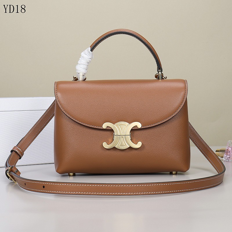 C3linee YD18 Mini Box Bag with Gold Hardware