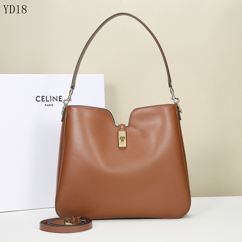C3linee YD18 Shoulder Bag in Cognac Leather